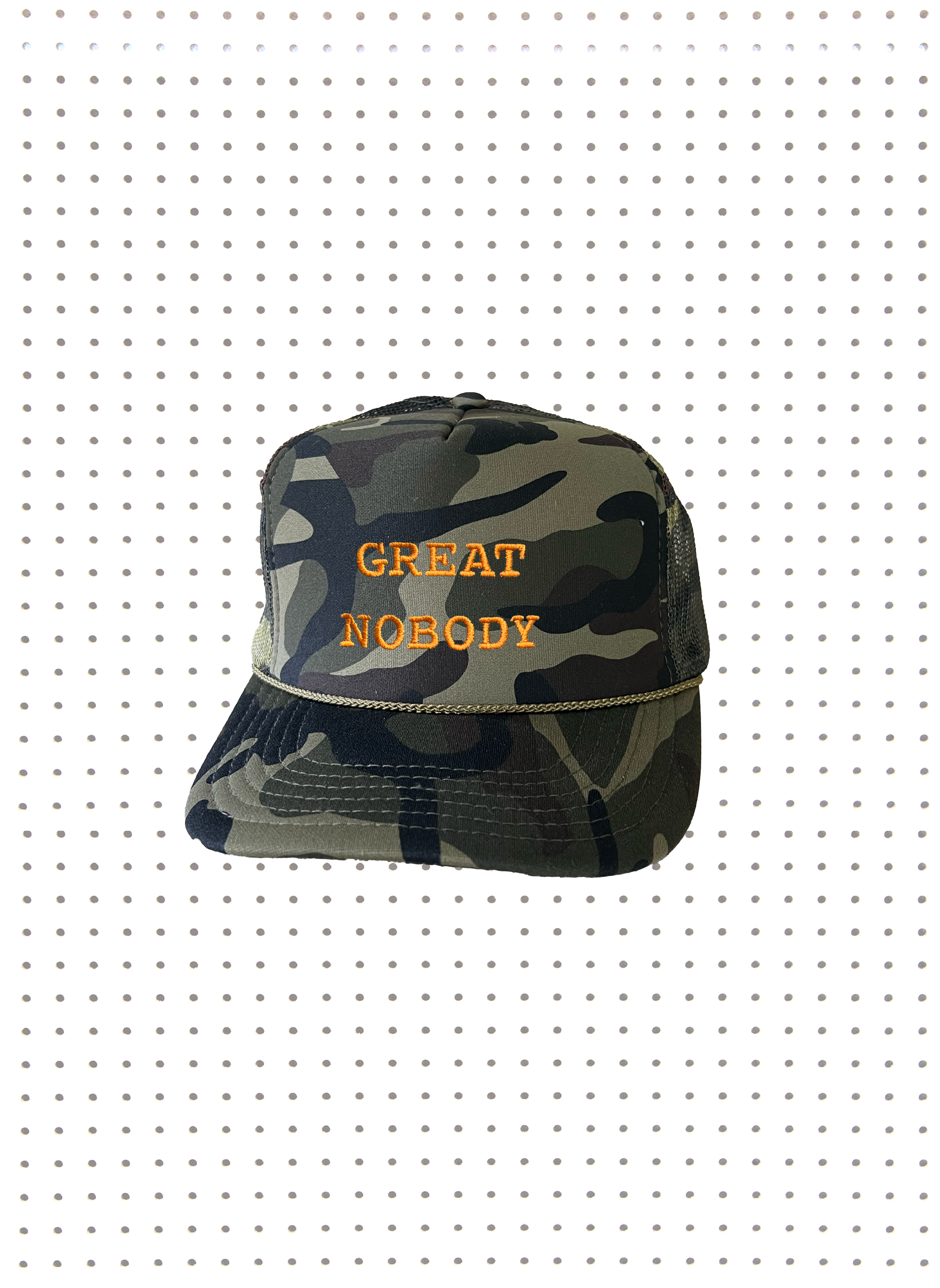 GREAT NOBODY™ CAMO FOAMIE HAT