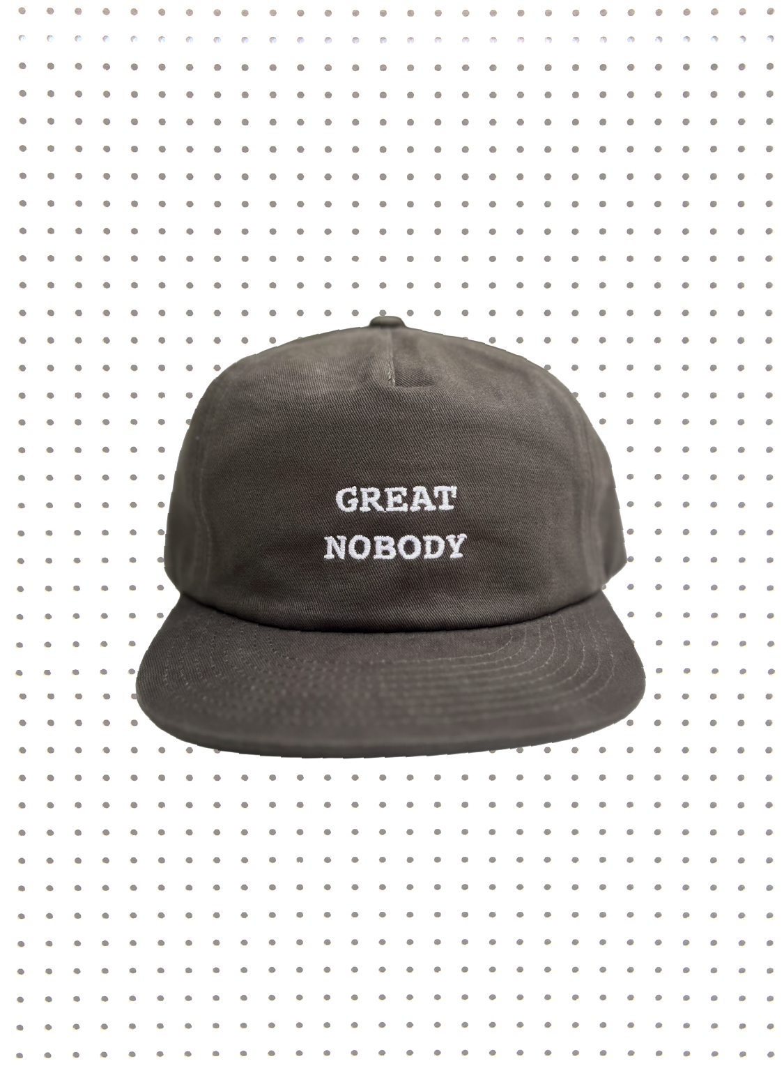 GREAT NOBODY BROWN/WHITE EMBROIDERY