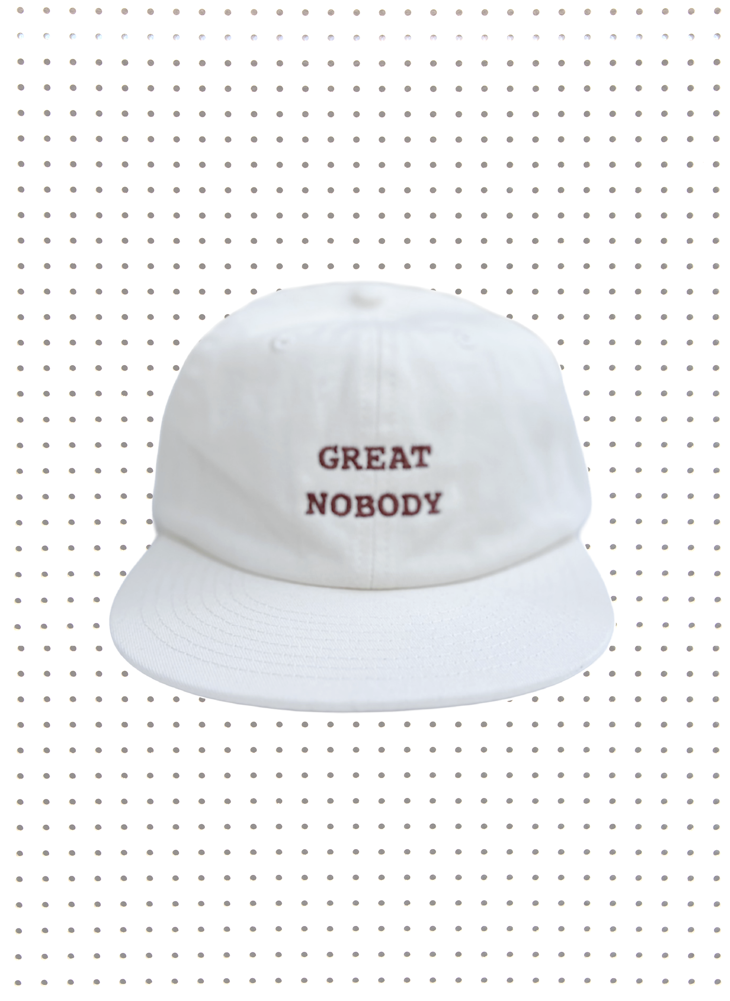 GREAT NOBODY EGGSHELL/BROWN EMBRODIERY