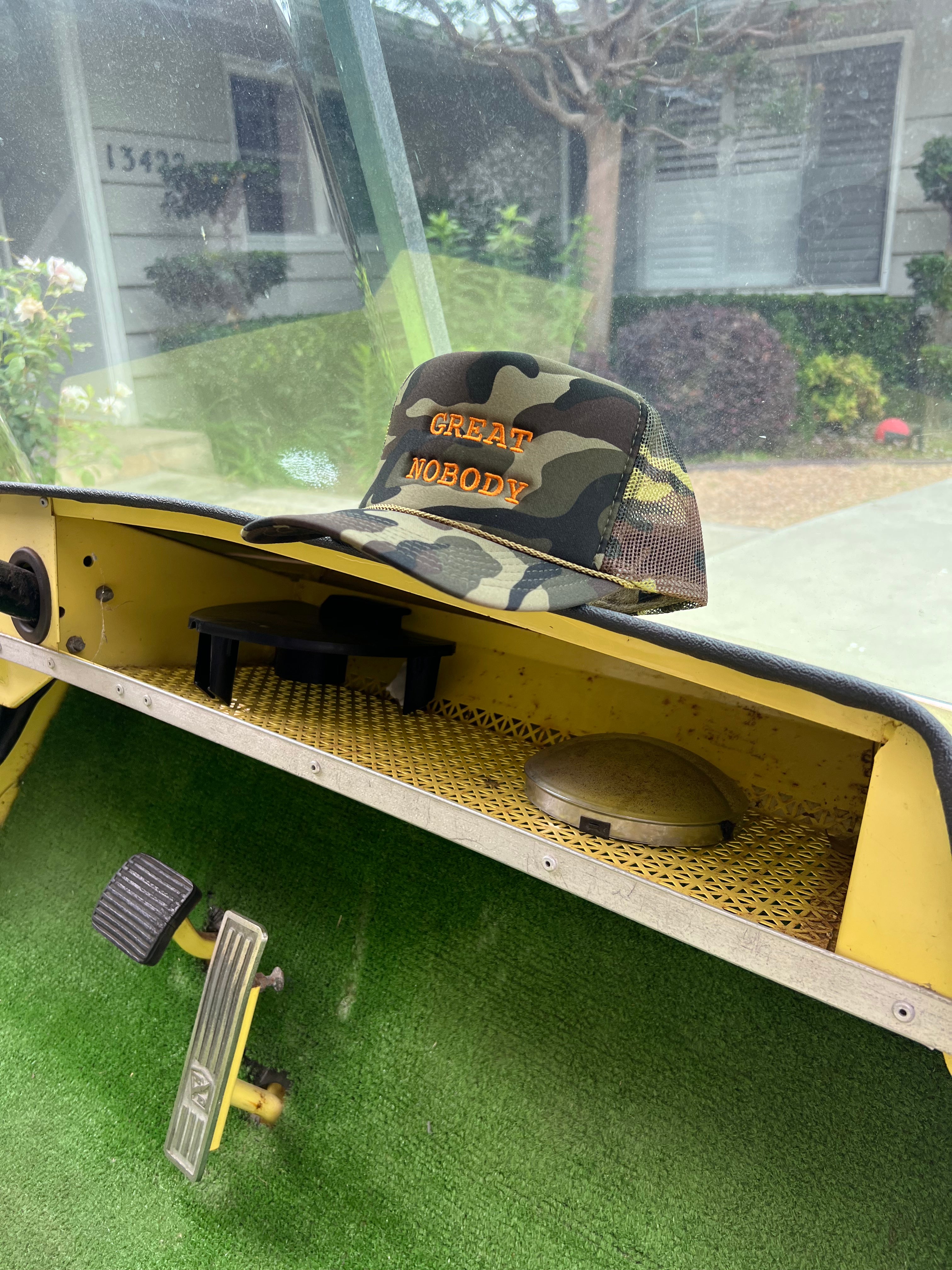GREAT NOBODY™  CAMO FOAMIE HAT